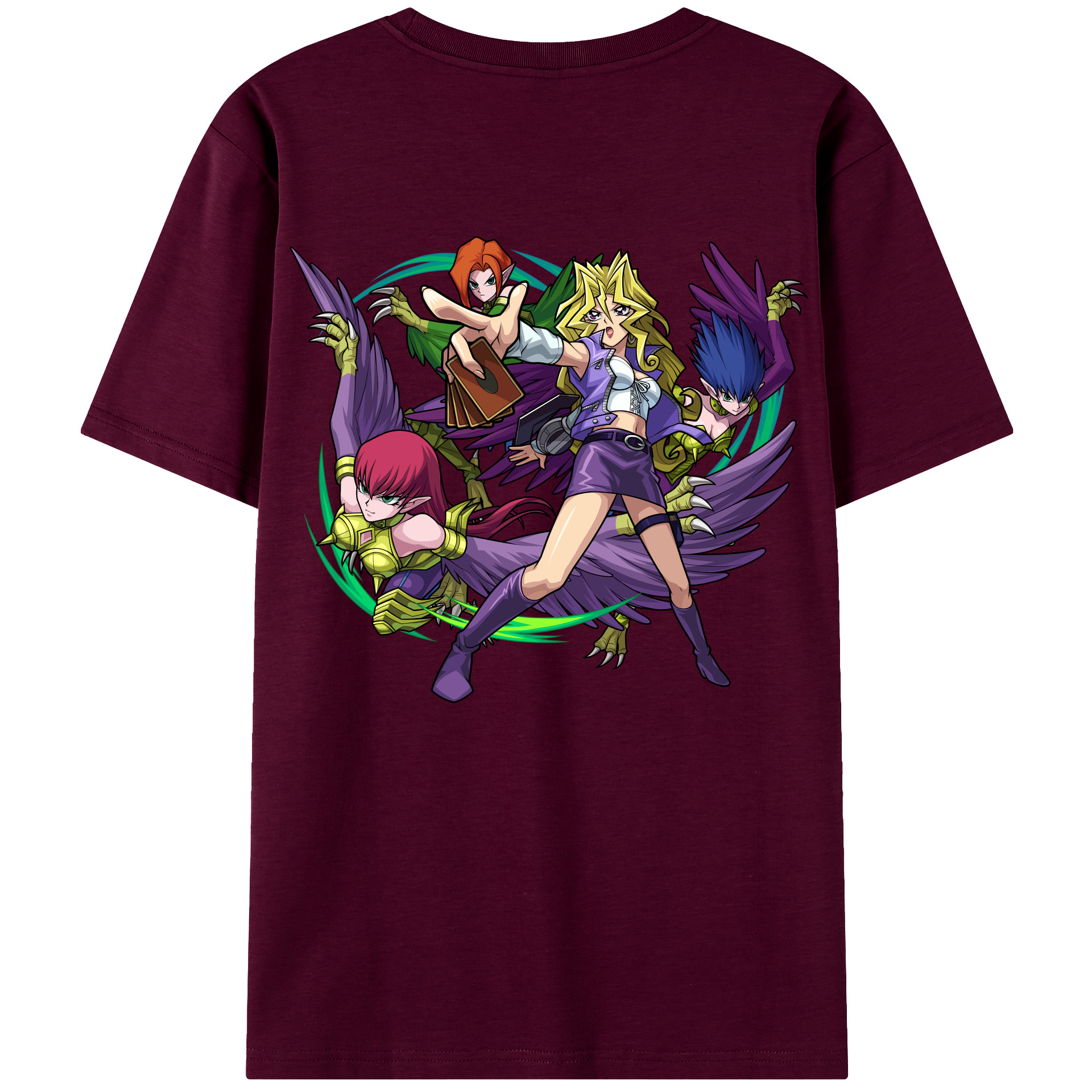 （画像用） 遊☆戯☆王 Yu-Gi-Oh! レディース半袖Tシャツ(バックプリント)